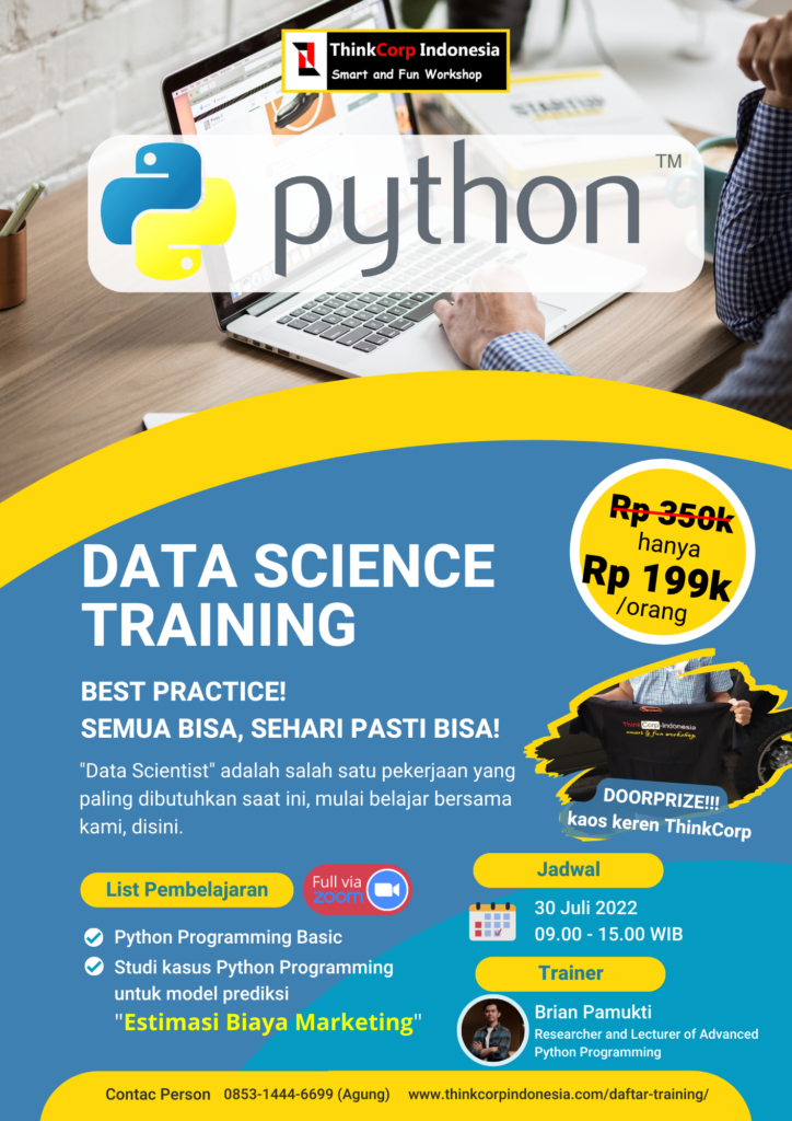 Poster Training Data Science ThinkCorp